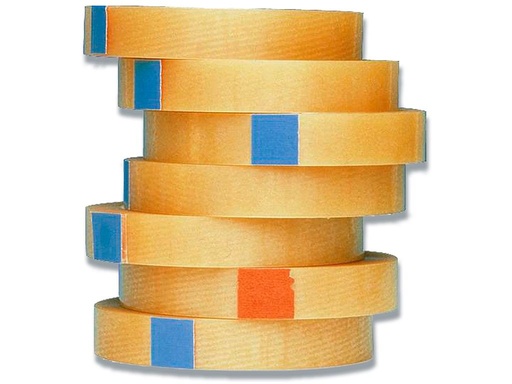 Poselukker tape, 1,2cm x 66m, transparent, (1 rulle)