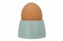 Æggebæger, blågrå, rund, Ø6x3,7cm, melamin, KUPO, (sæt á 4 stk.)