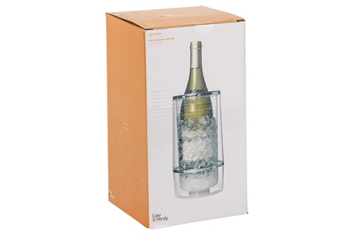 Vinkøler, Ø11,5-12x23,5cm, plastik, transparent, (1 stk.)