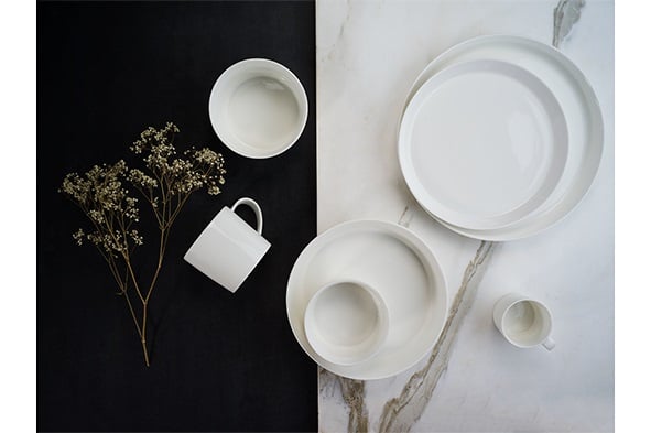 Underkop, Ø12cm, hvid, porcelæn, OSLO, (12 stk.)
