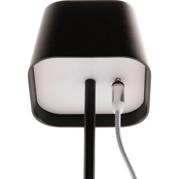 LED bordlampe, MALTA, Securit, ledningsfri og genopladelig, sort, (1 stk.)