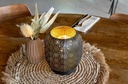 LED bordlampe, MARRAKECH, Securit, ledningsfri og genopladelig, sort/gylden, (1 stk.)