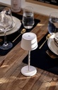 LED bordlampe, MONTE-CARLO, Securit, ledningsfri og genopladelig, hvid, (1 stk.)