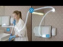 Dispenser til toiletpapir, GS-Tech by Hagleitner, til 2 ruller, hybrid, system, sort eller hvid (1 stk.)
