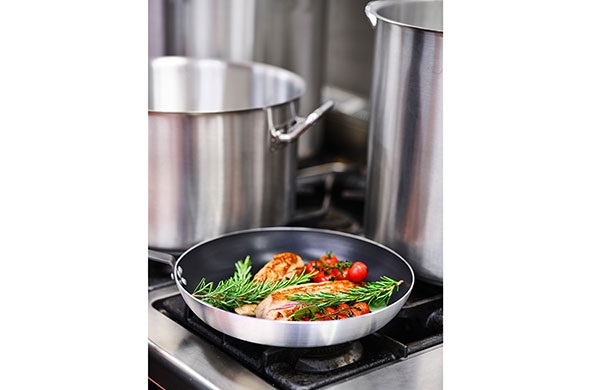 Stegepande til induktion, Ø36cm, non-stick, aluminium, CT PROF, (1 stk.)