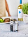 Salt- og peberkværn, klar, plastik, (1 sæt)