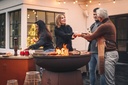 Bålgrill, Ø99cm, rustfarve, cortenstål, White Fire, BARBECUES, (1 stk.)