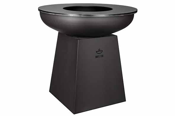Bålgrill, Ø99cm, sort, cortenstål, White Fire, BARBECUES, (1 stk.)