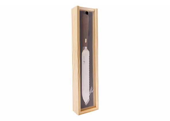 Brødkniv, 20cm, valnødshåndtag, Crafts, Couteaux & Co, (1 stk.)