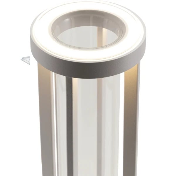 LED bordlampe/vase, FLORENCE, Securit, ledningsfri og genopladelig, hvid (1 stk.)