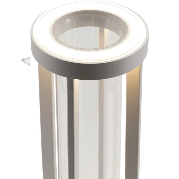 LED bordlampe/vase, FLORENCE, Securit, ledningsfri og genopladelig, hvid (1 stk.)