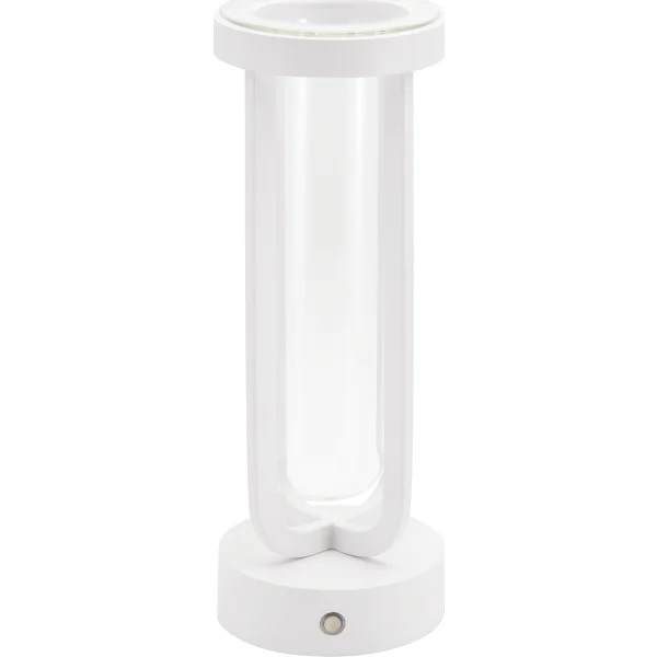 LED bordlampe/vase, FLORENCE, Securit, ledningsfri og genopladelig, hvid (1 stk.)