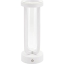 LED bordlampe/vase, FLORENCE, Securit, ledningsfri og genopladelig, hvid (1 stk.)