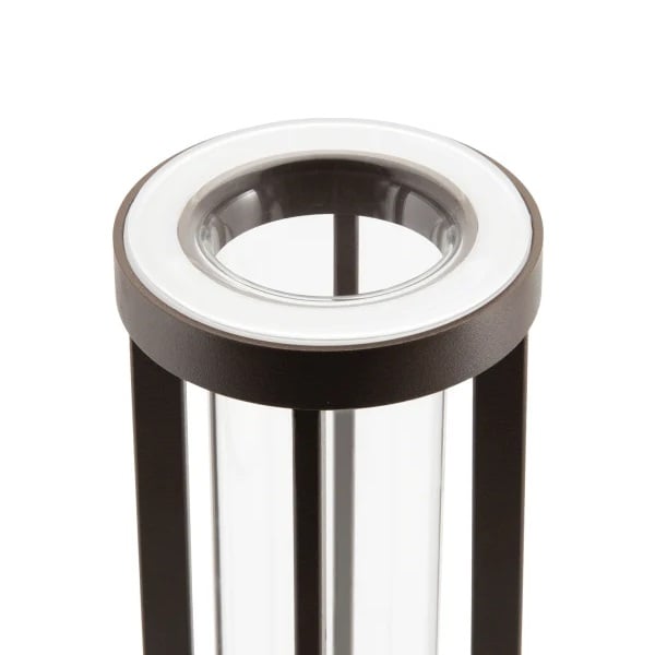 LED bordlampe/vase, FLORENCE, Securit, ledningsfri og genopladelig, brun (1 stk.)