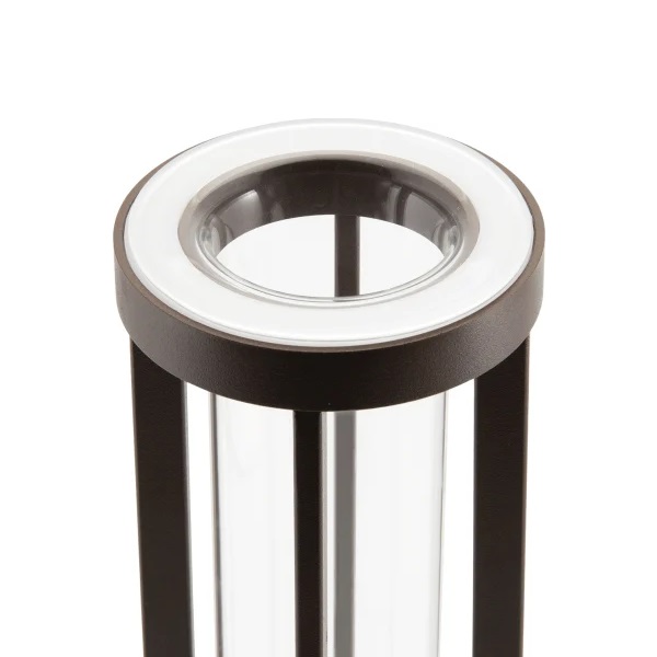LED bordlampe/vase, FLORENCE, Securit, ledningsfri og genopladelig, brun (1 stk.)