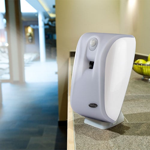 Dispenser til luftfrisker, GS-Tech by Hagleitner, "XIBU AIRFRESH hybrid", sort eller hvid, (1 stk.)