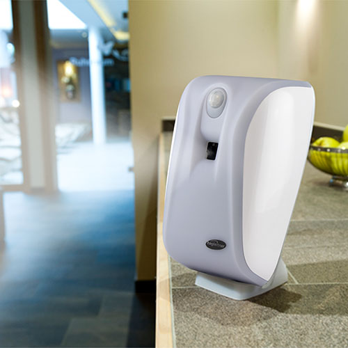 Dispenser til luftfrisker, GS-Tech by Hagleitner, "XIBU AIRFRESH hybrid", sort eller hvid, (1 stk.)