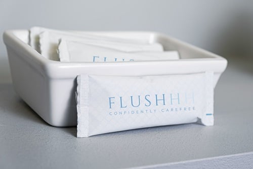 Toiletpulver, FLUSHHH, lommeformat, (14/48/96/300 stk.)