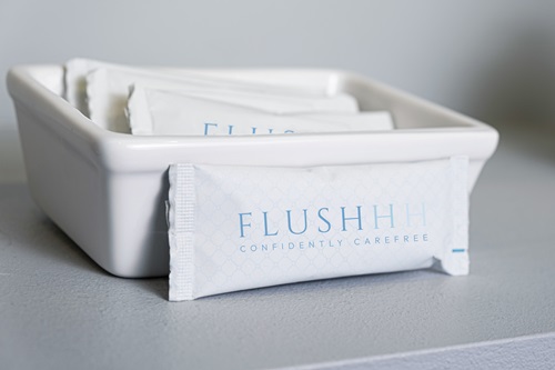 Toiletpulver, FLUSHHH, lommeformat, (14/48/96/300 stk.)