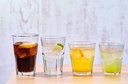 Drikkeglas med riller, 370ml, ICON, (3 stk.)