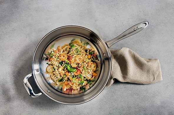 Wok pande, Ø30cm, rustfrit stål, alle varmeplader, CLASSIC, (1 stk.)