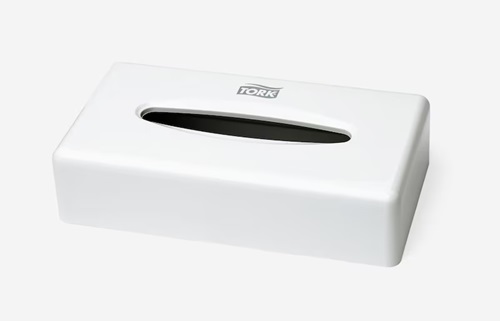 Dispenser til ansigtsservietter, hvid, F1, 270023, Tork, (1 stk.)