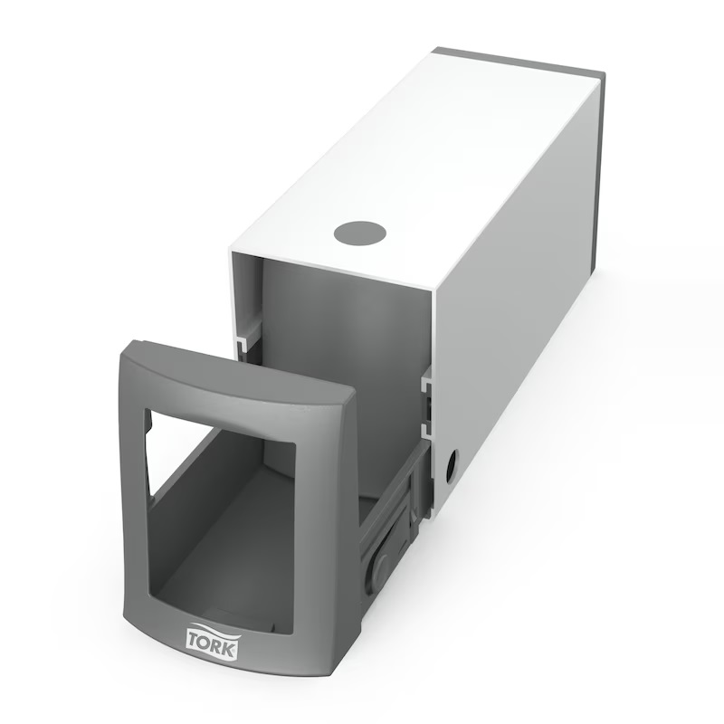 Servietdispenser, Fastfold, Liggende,  31,1x10,5x13,4Cm, Grå, N2, 271700, Tork, (1 Stk.)