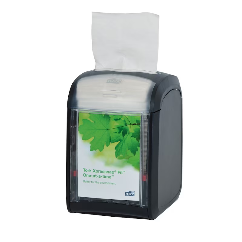 Servietdispenser, Xpressnap, Fit, Sort, N14, 272900, Tork, (1 Stk.)
