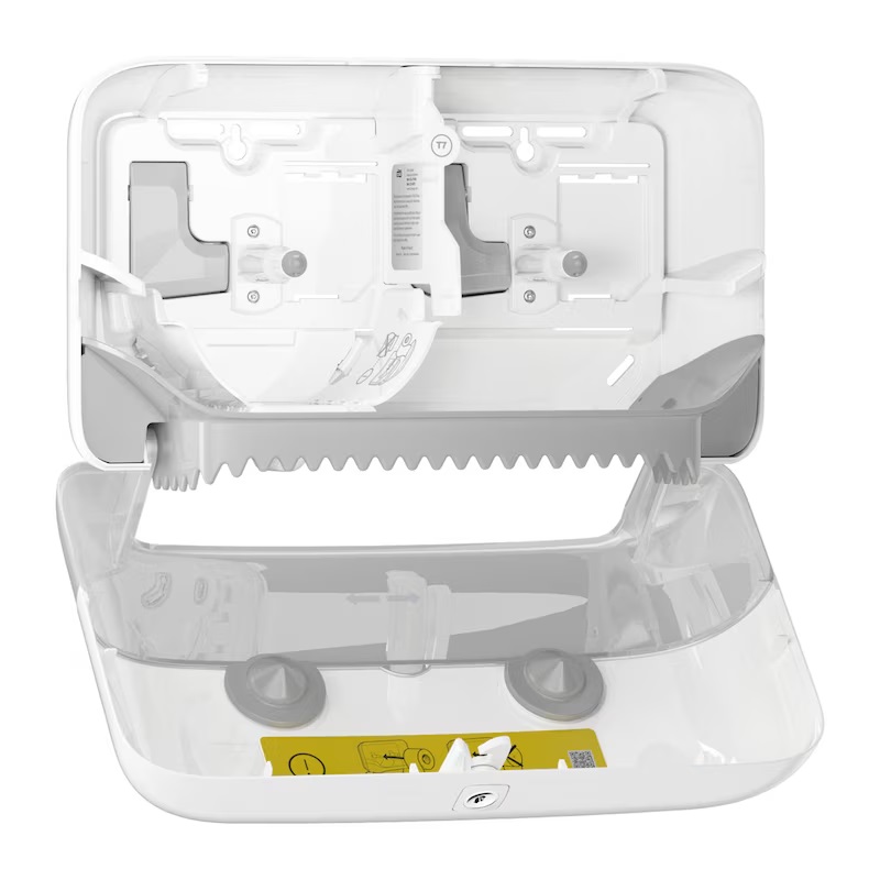 Papirdispenser til toiletpapir, Coreless/Uden Hylse, Mid-Size, hvid, T7, 558040, Tork, (1 stk.)