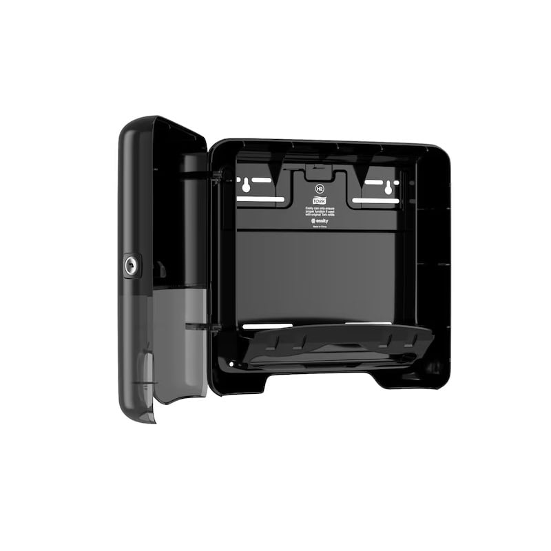 Papirdispenser til håndklædeark, Xpress, Mini,  Multifold, sort, H2, 552108, Tork, (1 stk.)