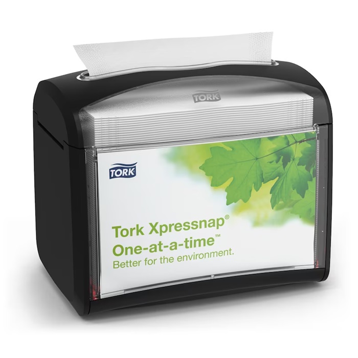 Servietdispenser, Xpressnap, Sort, N4, 272611, Tork, (1 stk.)