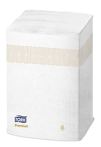 Dispenserserviet, Xpressnap, ekstra blød, hvid, 2-Lags, Smal, Premium, N4, 15850, Tork, (1000 stk.)