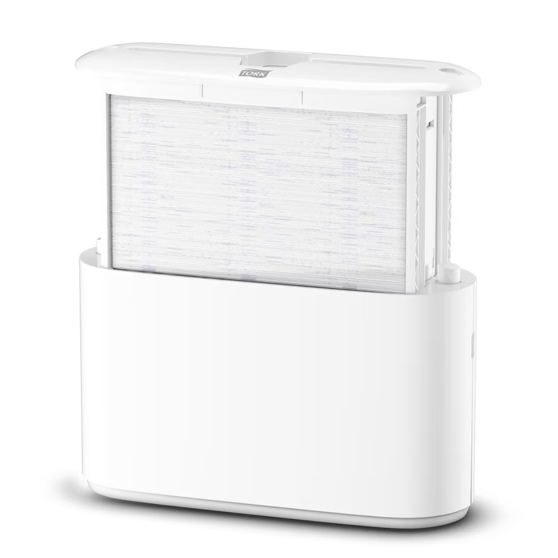 Papirdispenser til håndklædeark, Xpress, fristående, multifold, hvid, H2, 552200, Tork, (1 stk.)