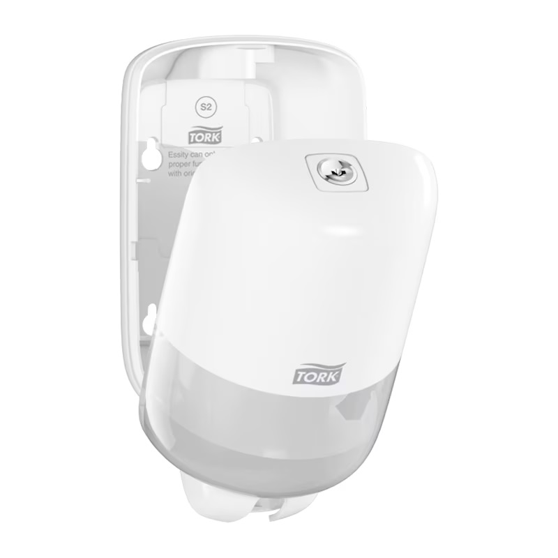 Sæbedispenser, Mini, S2, hvid, 475ml, 561000, Tork, (1 stk.)