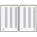 Aftalekalender 2025, Mayland, A4, sort, 21x29,7cm, 1dag/side, (1 stk.)