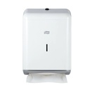 Papirdispenser til håndklædeark, Singlefold/C-Fold, hvid, H3, 208140, Tork, (1 stk.)