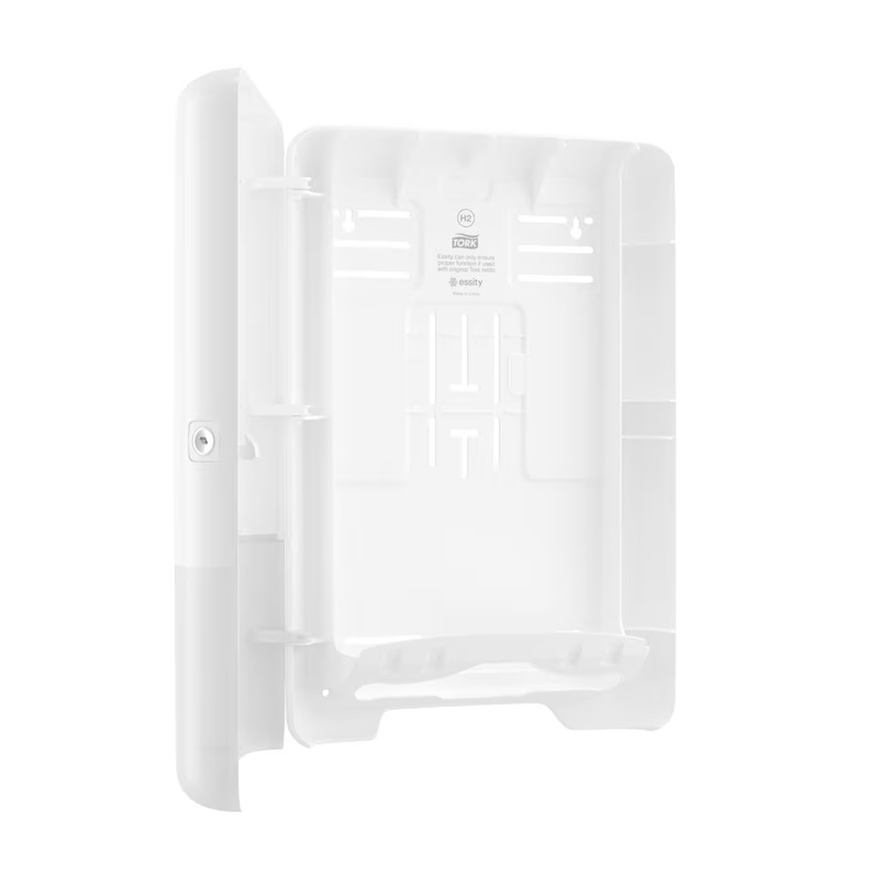 Papirdispenser til hånklædeark, Xpress, Multifold, hvid, H2, 552000, Tork, (1 stk.)