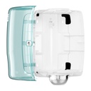 Papirdispenser til ruller, Maxi, Centerrulle, hvid/Turkis, W2, 653000, Tork, (1 stk.)