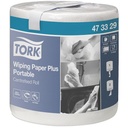 Aftørringspapir, Plus, 2-lags, transportabel, 80,7m, Tork Advanced M2, 473329, (6 stk.)