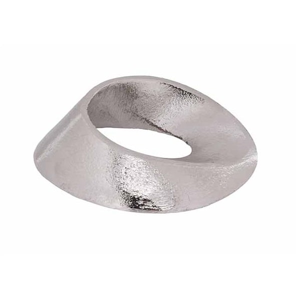 Servietring, oval, sølv, nikkel, (sæt á 4 stk.)