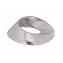 Servietring, oval, sølv, nikkel, (sæt á 4 stk.)