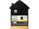 Bordskilt, kridttavle inkl. kridttusch, hus, 32x23x6cm, SECURIT SILHOUET, (1 stk.)