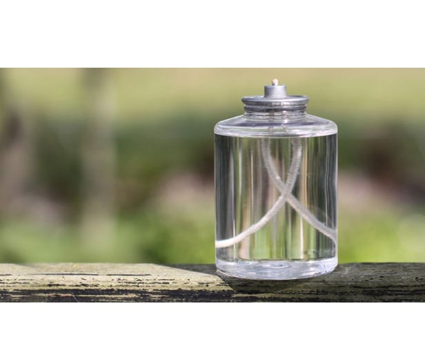 Olielys, 36 timer, 6,35cm, Ø6,05cm, hvid, palmekerneolie, (36 stk.)