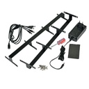 LED ladestation, 430x305mm, sort, Duni, (1 stk.)