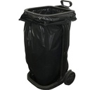 Affaldssæk, sort, 70x110cm, 110 l, LDPE/100% genanvendt, 45 my (20rl = 200 sække)