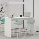 Højbord, Nuuk, 70x160x105h cm, antracit eller hvid, (1 stk.)