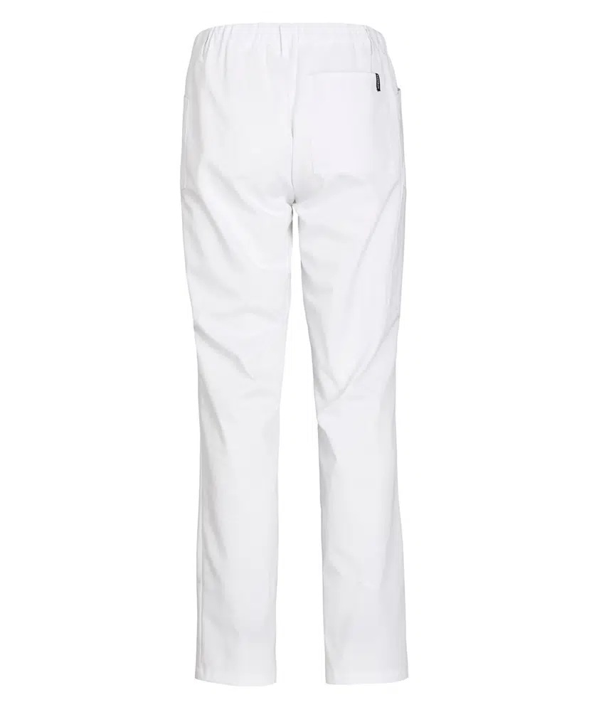 Unisex flex buks, hvid, 50/50% CO/PES, Kentaur, fra XS til 2XL (1 stk.)