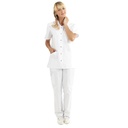 Dame funktionsskjorte, hvid, 50/50% CO/PES, Kentaur, fra XS til 2XL (1 stk.)
