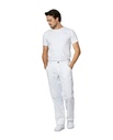 Unisex buks, hvid, 65/35% PES/CO, Kentaur, fra XS til 2XL (1 stk.)