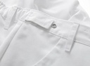 Unisex buks, hvid, 65/35% PES/CO, Kentaur, fra XS til 2XL (1 stk.)